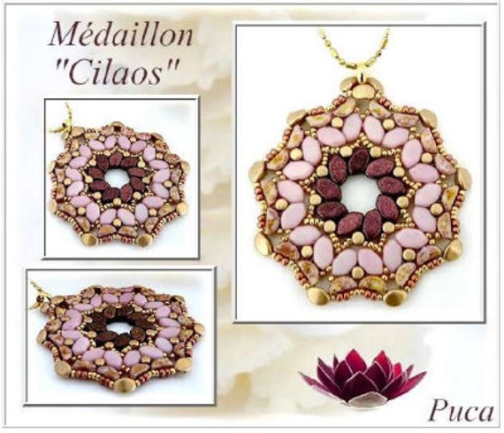 Perles Céramique Minos® 2.5x3mm Couleur Améthyste Gold - Sachet De 10g Pour DIY Bijoux