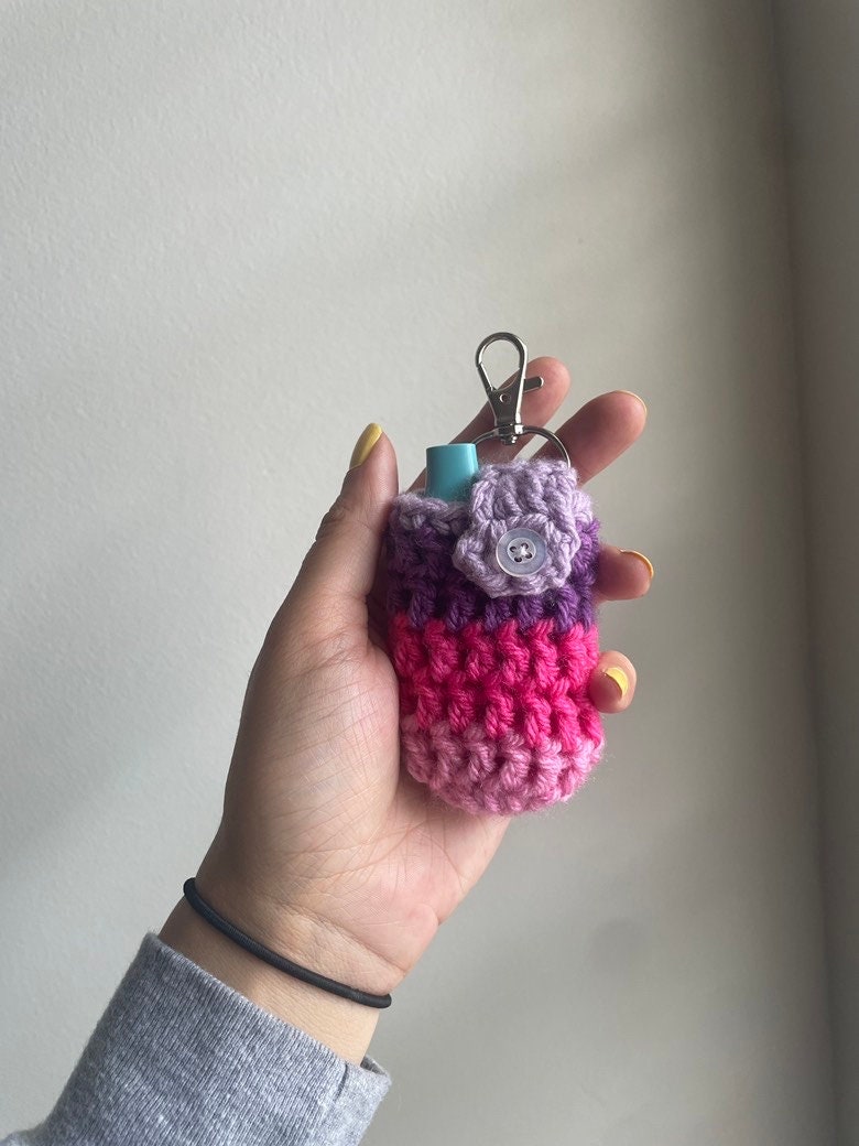 Crochet Vape Holder With Neck Strap or Keychain Clip