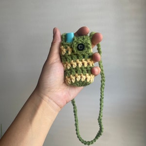 Crochet Vape Holder with Neck Strap or Keychain clip