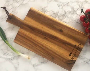 Personalized Cutting Board, Personalized Gift, Engraved Cheese Board, Custom Birthday Gift, Personalized Wedding Gift, Acacia Wood Board,