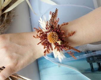 Wrist Corsage | Preserved flower corsage | Wedding corsage