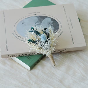 Boho Wedding boutonniere Boutonnières Bunches | Dried Flower Bouquets | Wedding Groomsmen | Groom |Wedding Arrangement | Boutonniere