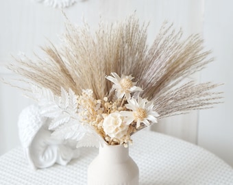 Preserved flowers Palm spear Dried flower bouquet,natural home decor,dried flowers,Pampas Grass bouquet,Flower Arrangement,Small Centerpiece
