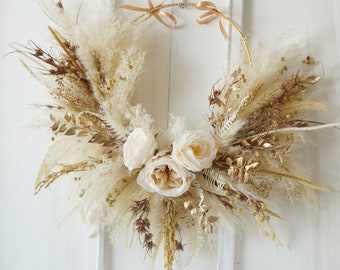 Wedding Wreath,Artificial Faux Flowers bridal bridesmaids wreath,decorative wreath