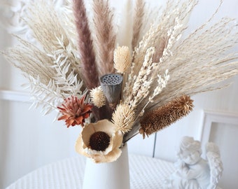 Pampas Grass bouquet,Dried flower bouquet,dried flowers,natural flower decor,Flower Arrangement,Small Centerpiece