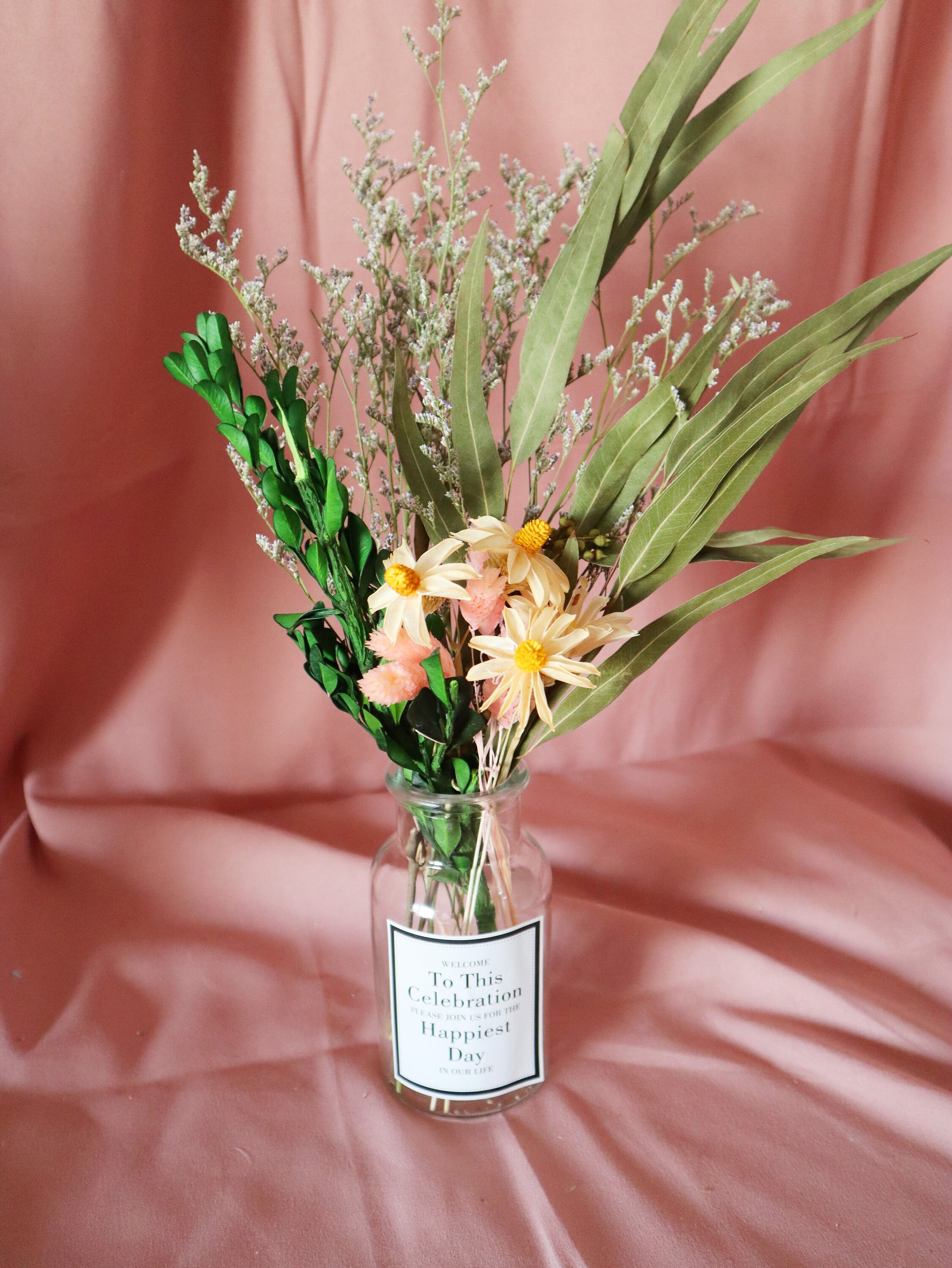 Dried Flower Bouquet Vase Filler Natural Home Decor Dried Etsy