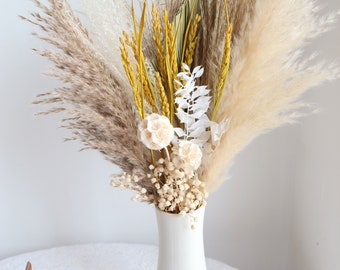 Pampas Grass bouquet,Dried flower bouquet,vase filler,dried flowers,natural flower decor,Flower Arrangement,Small Centerpiece