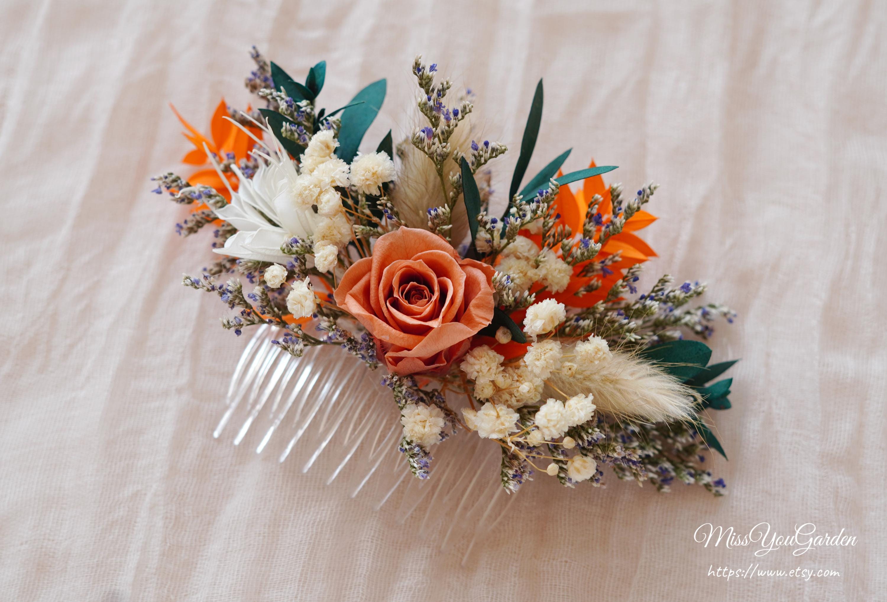 【最終】RUST made in England ラスト Floral ブレス Amazon.com: Ling's moment Fake Flowers Box, Faux Artificial