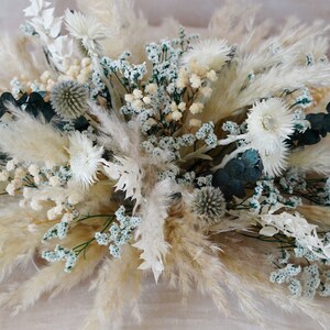 Crystal Grass Eucalyptus Leaf Bluish green Table Flowers,Flower Swag Backdrop,Preserved Roses,Bohemian Wedding Centerpieces,30cm20cm15cm image 5