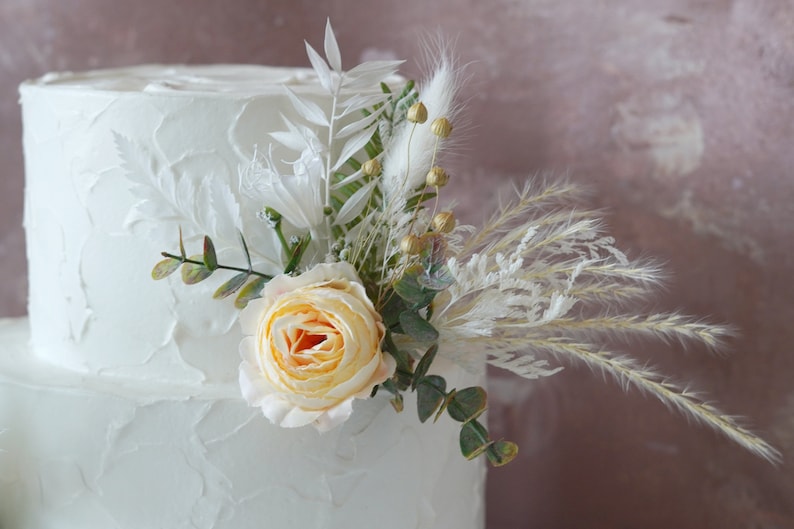 Topper Dried Flowers Cake Topper Cake Topper Dried Flowers Etsy