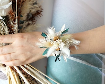 Wrist Corsage | Preserved flower corsage | Wedding corsage
