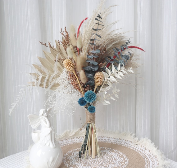 Pampasgras Bouquet, Trockenblumenstrauß, Vasenfüller, getrocknete Blumen, natürliches Blumendekor, Blumenarrangement, kleines Herzstück