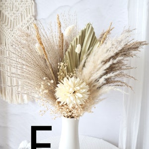 Pampas Grass bouquet,Dried flower bouquet,vase filler,dried flowers,natural flower decor,Flower Arrangement,Small Centerpiece image 8