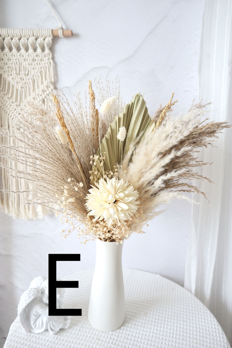 Pampas Grass bouquet,Dried flower bouquet,vase filler,dried flowers,natural flower decor,Flower Arrangement,Small Centerpiece image 8