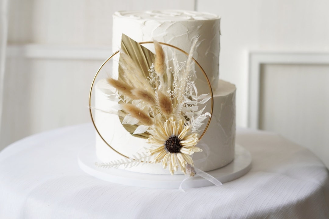 Dried Flowers Cake Topper Dried Flowers Cake Topper Cake Topper, Dried