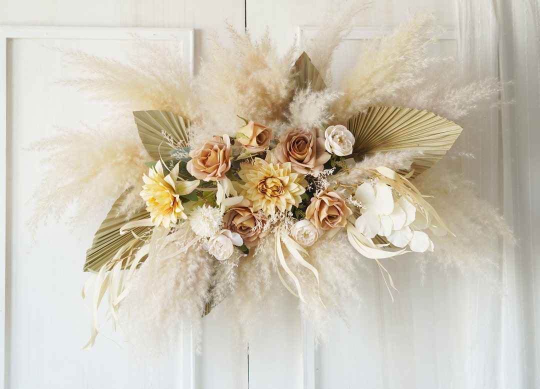 Preserved Bouquet Dried Flowers Wedding Arch,dried Flower Arch, Silk ...