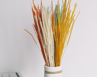 Dyed Grass|Dried Grass | Dyed Grass | Colored Grass,Wedding,Dried Flowers,Grain, Filler Flowers, Fall