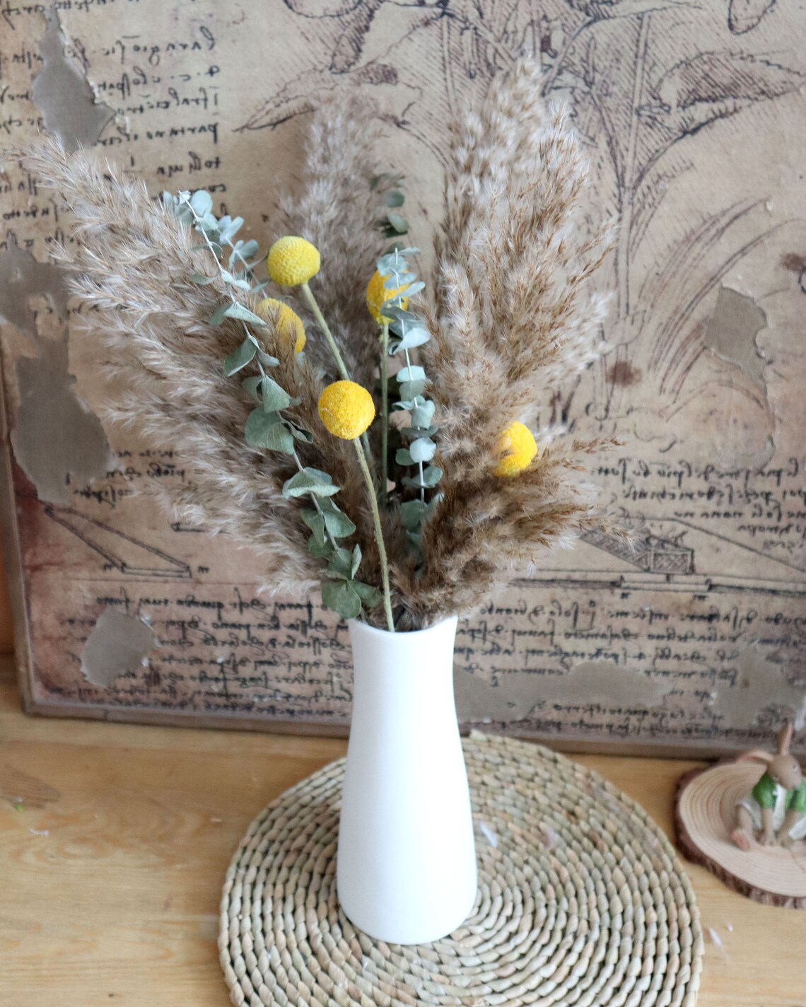 Bouquet dherbe de pampa bouquet de fleurs séchées fleurs - Etsy France
