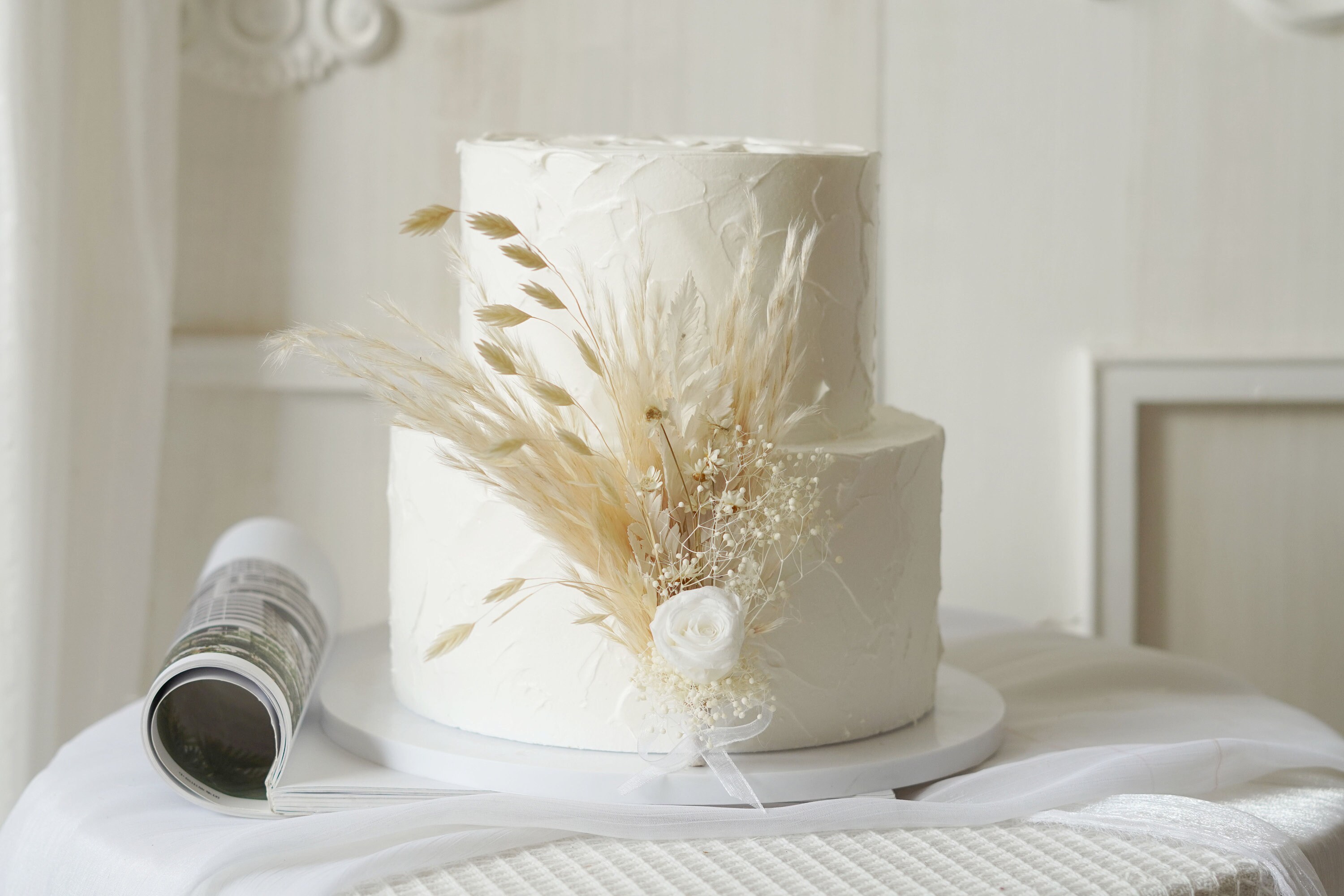 Dried Flowers Cake Topper Dried Flowers Cake Topper Cake Etsy