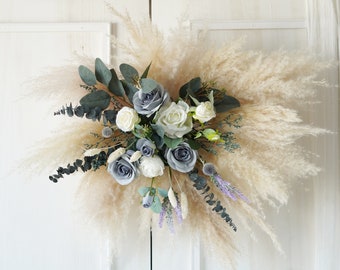 Preserved bouquet Dried flowers Wedding arch,dried Flower Arch, Silk flower arch,pampas Flower arbor, Boho Wedding Centerpieces