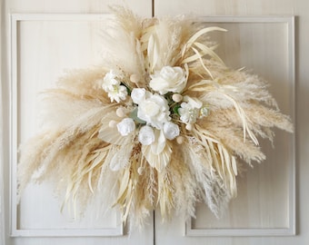 Preserved bouquet Dried flowers Wedding arch,dried Flower Arch, Silk flower arch,pampas Flower arbor, Boho Wedding Centerpieces