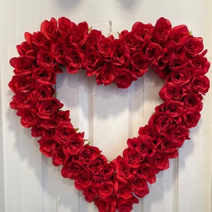 Rose Heart Wreath Large