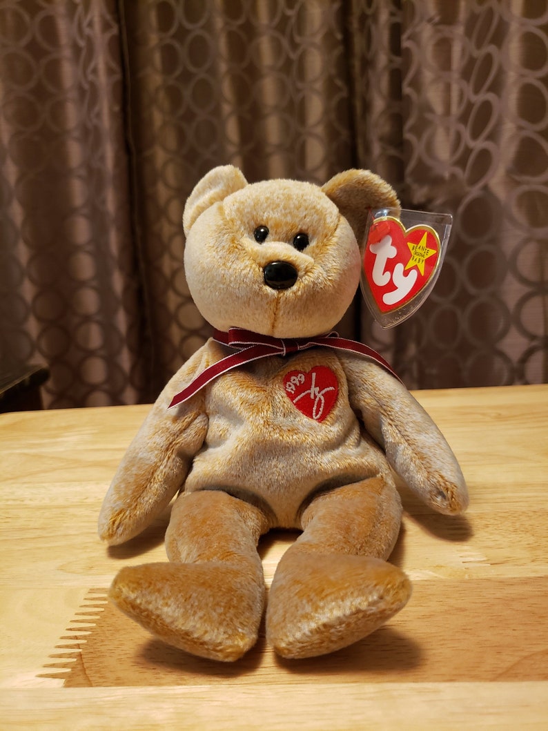 Ty Beanie Baby Happy Birthday Bear May MWMT