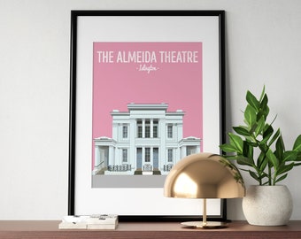 Islington Print, The Almeida Theatre, North London print