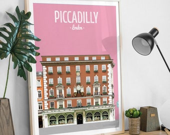 Piccadilly Print, Fortnum and Mason print, Central London print