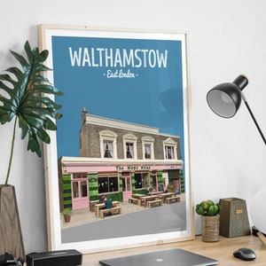 Walthamstow Village Print, The Nags Head Pub, Waltham Forest print