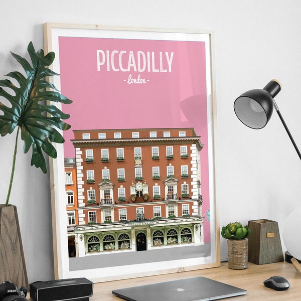 Piccadilly Print, Fortnum and Mason print, Central London print