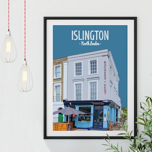 Islington Poster Print, The Duchess of Kent Pub, North London, British Pubs, English Pub image 1