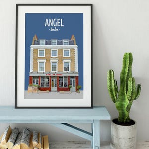Islington print, The Earl of Essex pub, North London print, Angel print