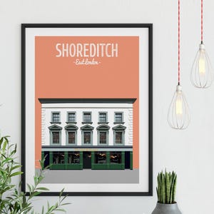 Shoreditch print, The Owl and Pussycat, East London print
