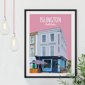 Islington Poster Print, The Duchess of Kent Pub, North London, British Pubs, English Pub image 2