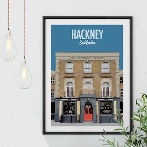 Hackney Print, The Pembury Tavern, Hackney Central Print, East London Print