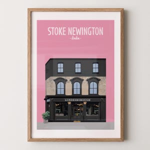 Stoke Newington print, The Londesborough pub