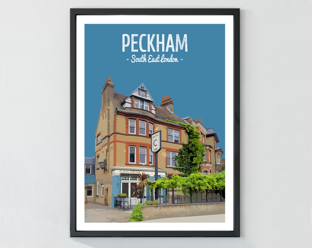 Peckham Poster Print, the Clock House, South East London Print, Pub