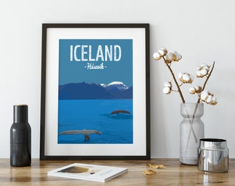 Iceland Print, Seyðisfjörður, East Iceland, Ring road, Travel print, Church, Landscape, Art Print, Travel Print, Wall decor