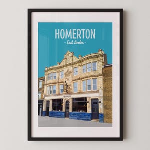 Homerton Print, The Adam and Eve Pub, Hackney print