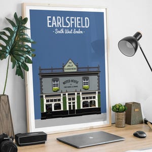 Grafenfield Print, The Jolly Gardeners Pub, Wandswertiger Druck