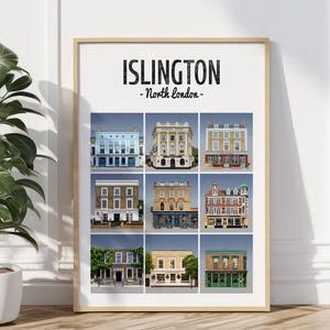 Islington Print, North London pubs print, Canonbury print, Highbury print