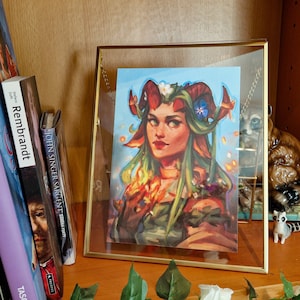 Fearne Art Print - Critical Role -   A5 size (148 x 210mm, 5.8 x 8.3 inches) - Original Illustration
