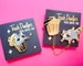 Raccoon Hard Enamel Pin Set -  Trash Dwellers - Gold plating 