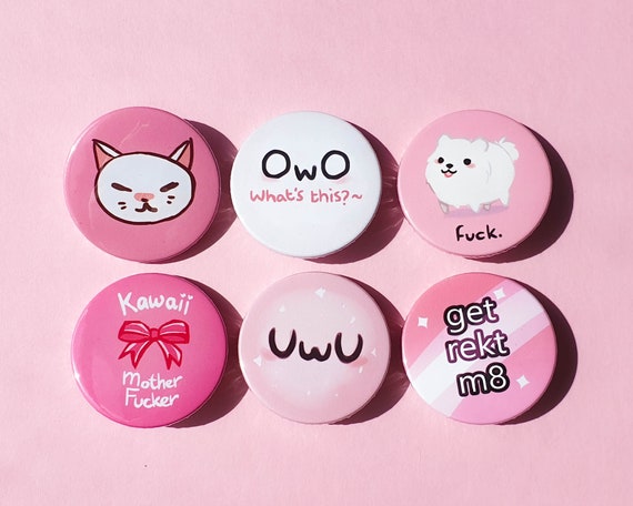 Pink Aesthetic Pack 1 5 Inch Buttons Etsy