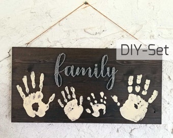 Familie Handabdrucke Etsy