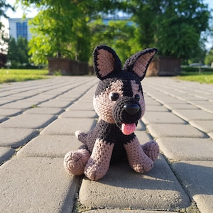 Crochet Pattern Dog German Shepherd, Amigurumi Crochet Dog Pattern, Stuffed toy, ENGLISH PDF, Soft toy pattern, Amigurumi patterns image 6