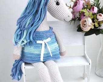 Horse Pattern – Adelina the Horse Amigurumi Crochet Pattern PDF in English  Fruit animals