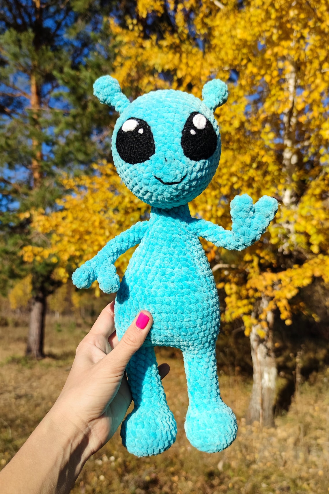 CROCHET ALIEN PATTERN Amigurumi Green Alien Pattern Plush - Etsy