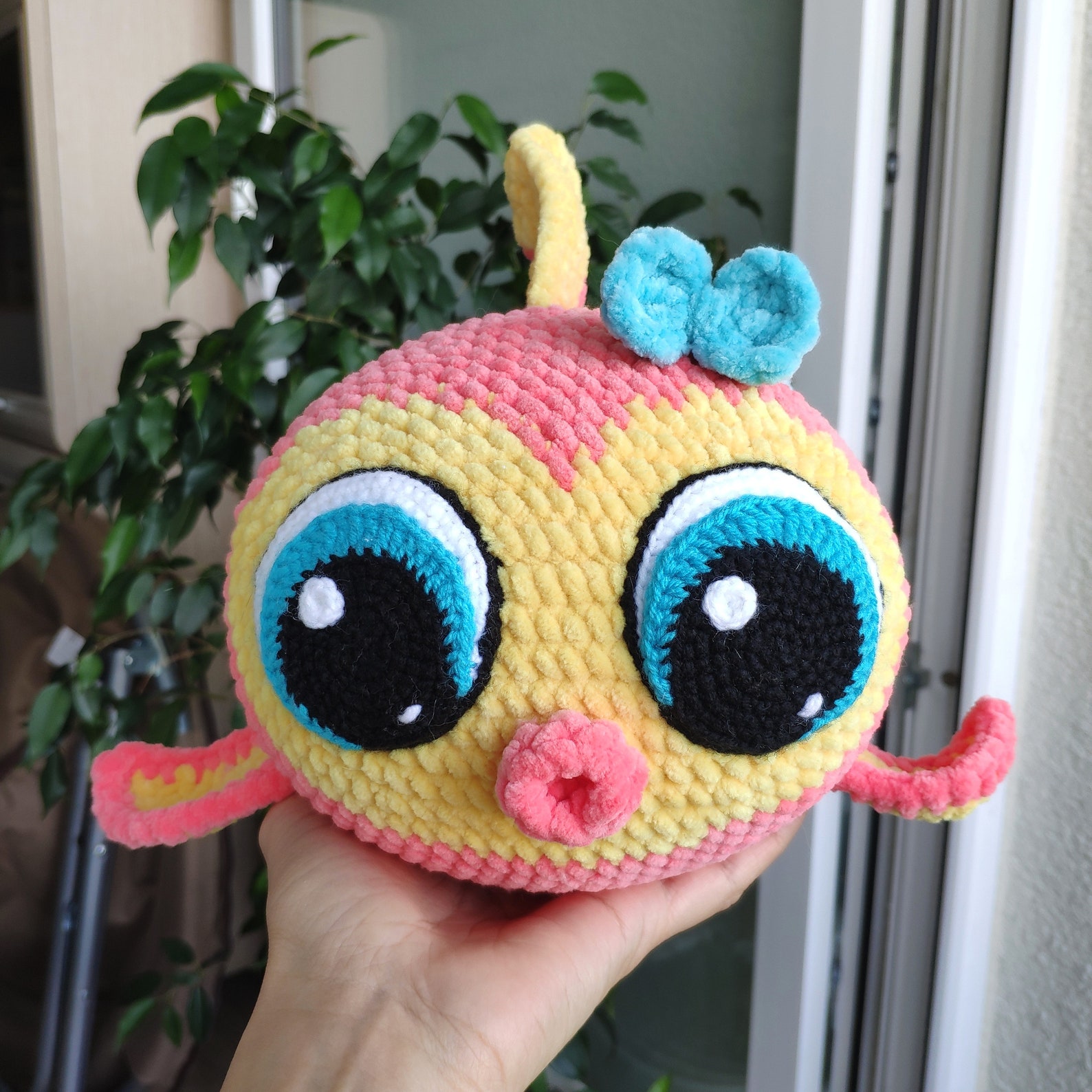 FISH CROCHET PATTERN, Amigurumi Cuddle Fish With Big Eyes, Plush Fish ...